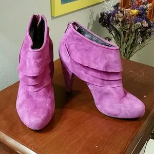 Purple Suède Steve Madden Heels